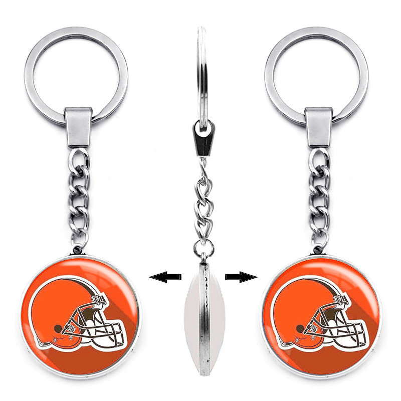 Phụ kiện NFL American Rugby Team logo Time Gem Móc khóa Túi chìa khóa ô tô