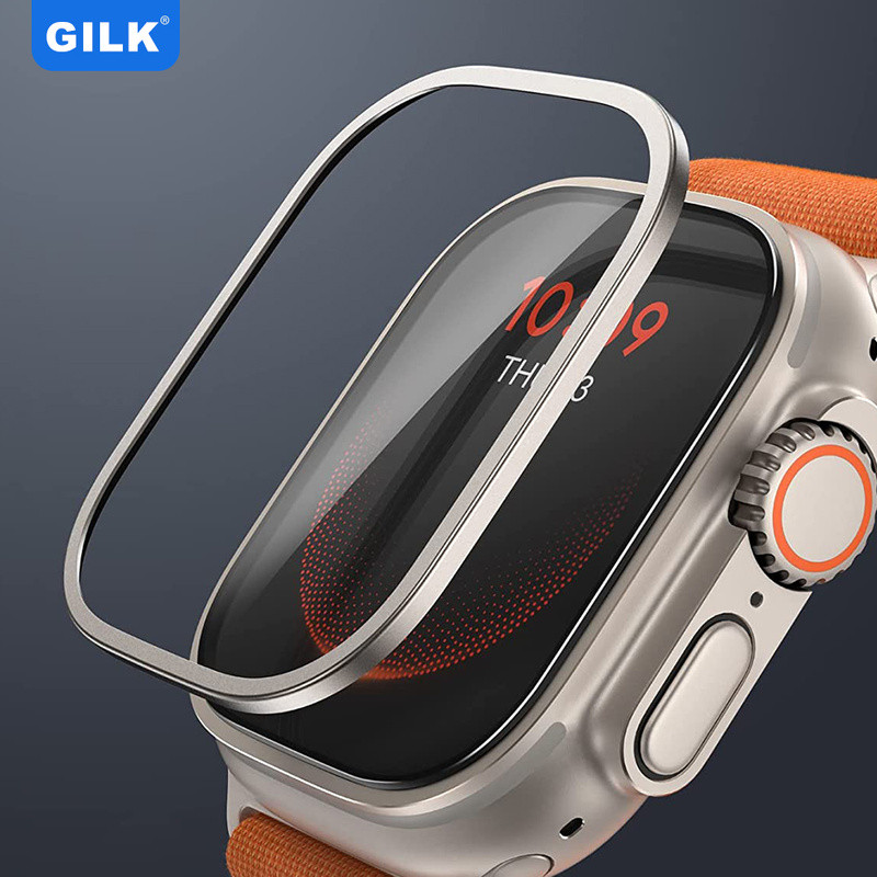 Iwatch Phim Bảo Vệ Thích Hợp Cho Applewatch ultra2 Hợp Kim Titan Khung 2ultra Apple Watch iwatch Phi