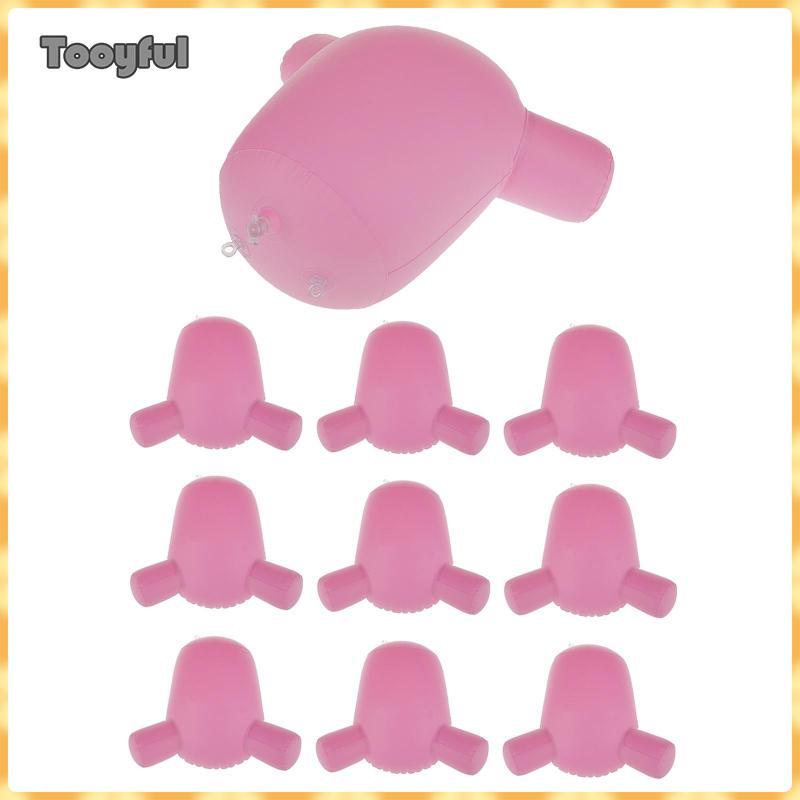 10x Mô hình mông bơm hơi Giá đỡ trưng bày tã PVC Chống mài mòn Thiết thực Tã bơm hơi Mô hình trưng b