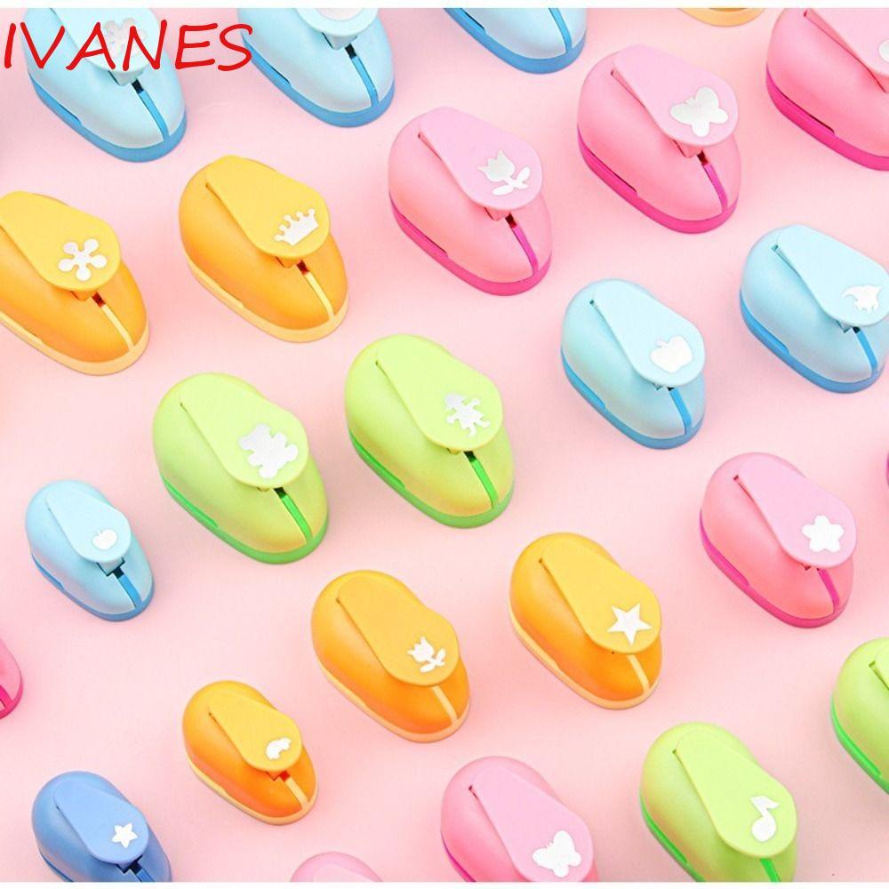 IVANES Craft Hole Punch, 25mm Arts Crafts Paper Hole Puncher, Bookmarks Handmade Craft Paper Punch D