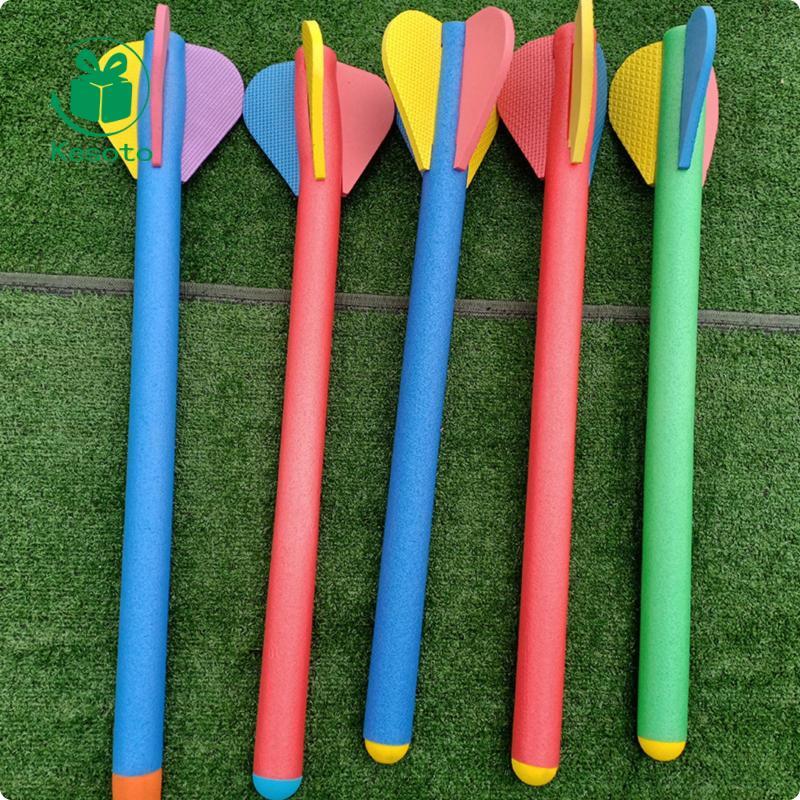 [Ehoyoxa] Luyện tập ném Javelin Đệm mềm Đồ chơi thể thao Javelin Vây sau Huấn luyện thực hiện Ambide