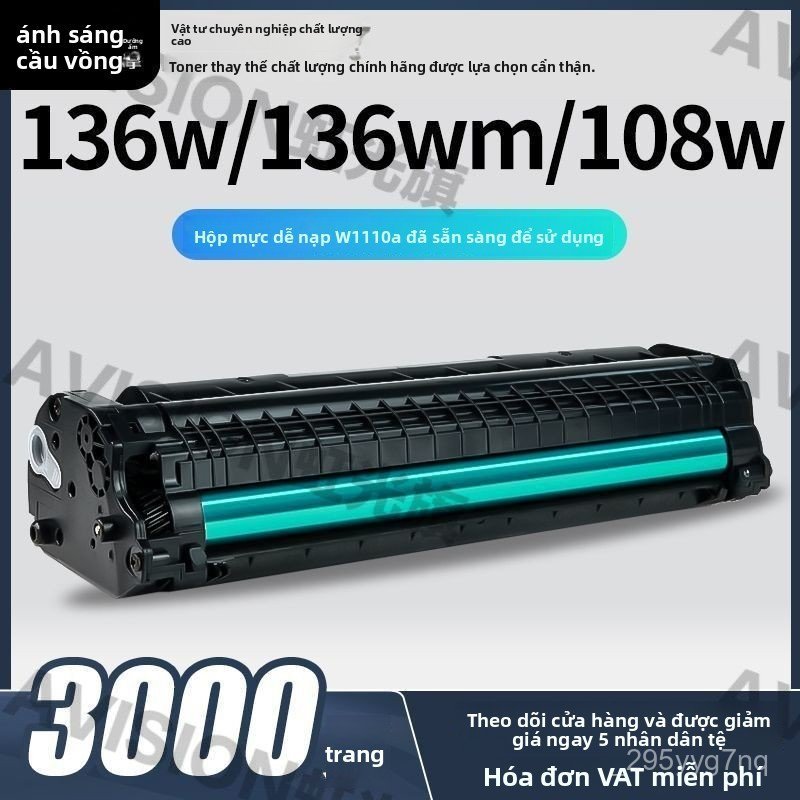 Hộp mực máy in HP 136w 136wm 108w 108a 136nw 138p 136a w1110a chất lượng cao bán chạy
