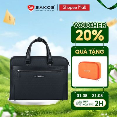 Cặp Xách Phối Da Công Sở Thời Trang Cao Cấp SAKOS LEGEND 06 14 Inch Sang Trọng
