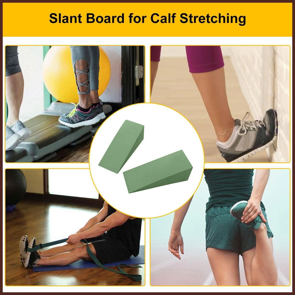 Yoga Wedge Block Footrest Cushion Stretch Slant Board Yoga Foam Block Foam Incline Slant Board Chân 