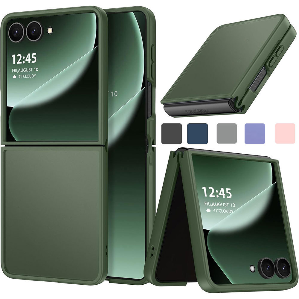 Tất Cả Trong Một Cho Samsung Galaxy Z Flip 8 Ốp Lưng Z Flip 7 Ốp Lưng Mỏng Mờ Cứng Chống Sốc Ốp Lưng