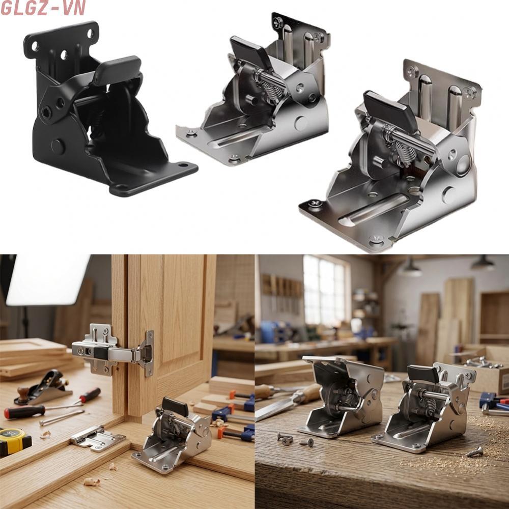 Steel Folding Hinge for Table Legs Self Locking at Multiple Angles 6.7x5.4x6.4cm