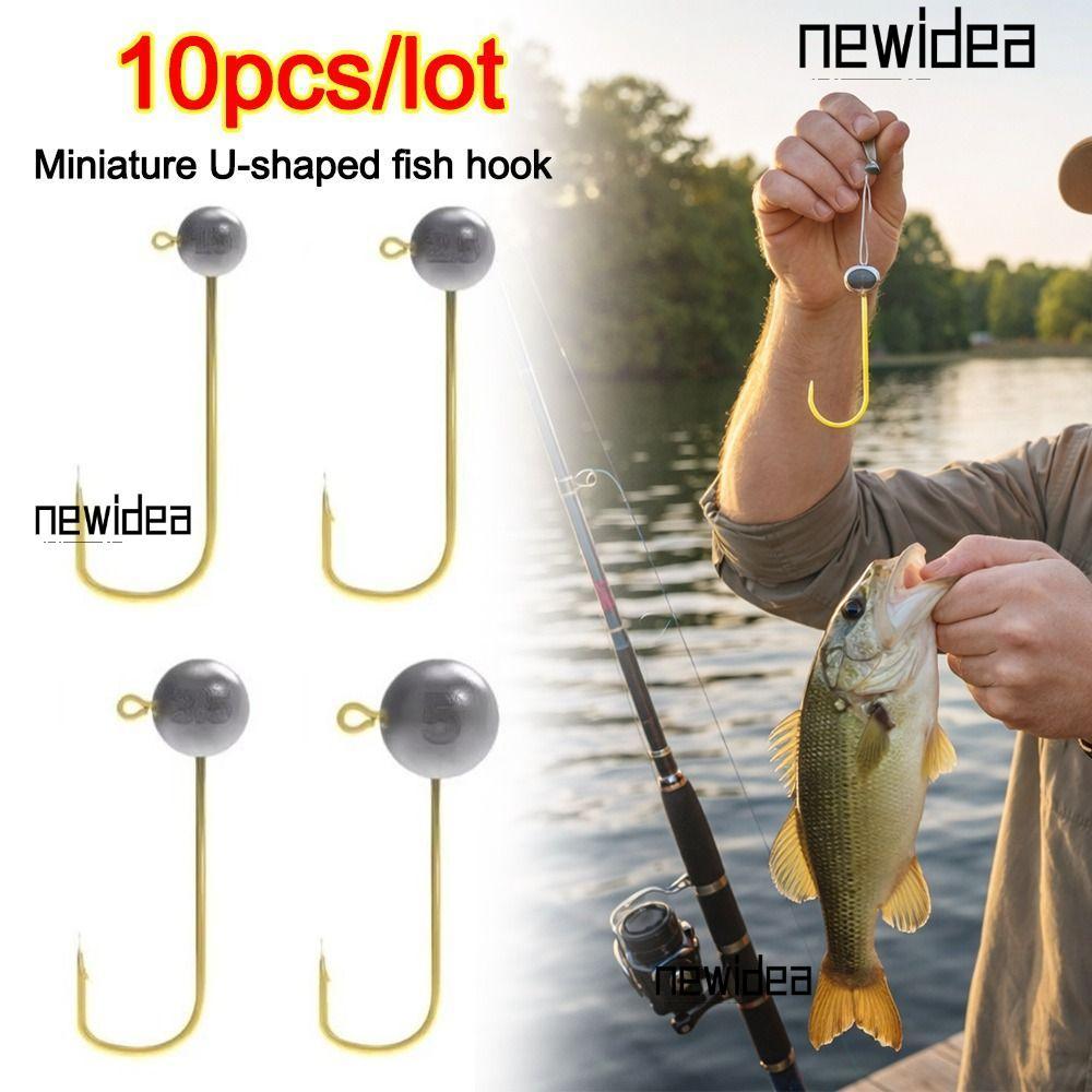 NEWIDEA Micro Jig Head, Móc đầu Jig mềm siêu nhẹ, Sharp 1g – 5g Metal Lip Mini Crank Jig Phụ kiện cá