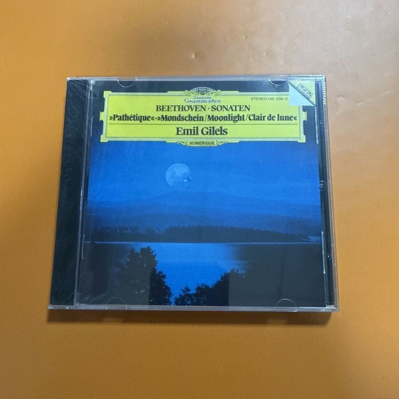 Beethoven Moonlight Piano Sonata Gilliles CD 7.31