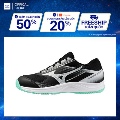 Giày Bóng Chuyền Trong Nhà Mizuno Cyclonde Speed 5 - Đen - V1GA258012