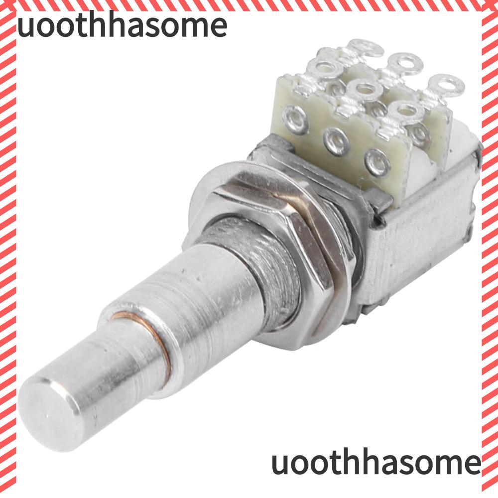 UOOTHASHASOME 2 Chiếc Bass Guitar Potentiometer, B50K Giá Trị Kim Loại Đồng Tâm Chiết Áp, Chuyên Ngh