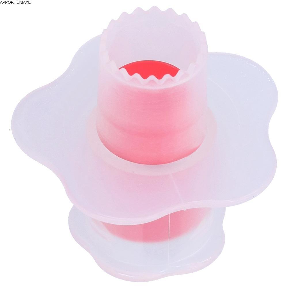 APPORTUNIAPY 3 chiếc Cupcake Corer pit tông, PP Pink Cake Core Remover, Đa năng Dễ sử dụng Cơ chế pí