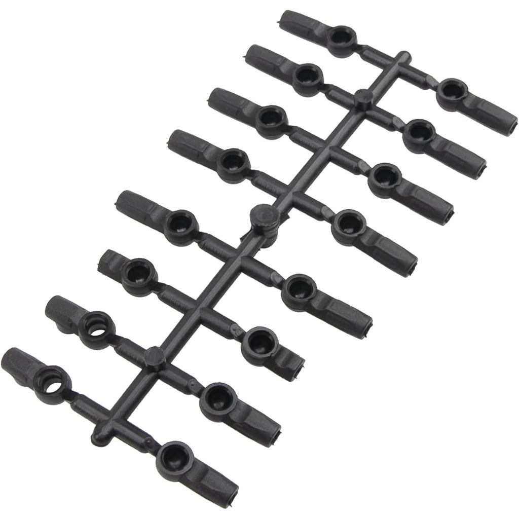 Nhựa M3 Tie Rod End Ball Joint Cap 4.8mm 5mm Tương thích với 3Racing Sakura S XI XIS CS D4 1 / 10 RC