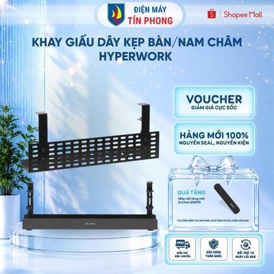 Khay giấu dây kẹp bàn / nam châm HyperWork  CM03 XL/CM03/CM02/CM01 - Hàng chính hãng