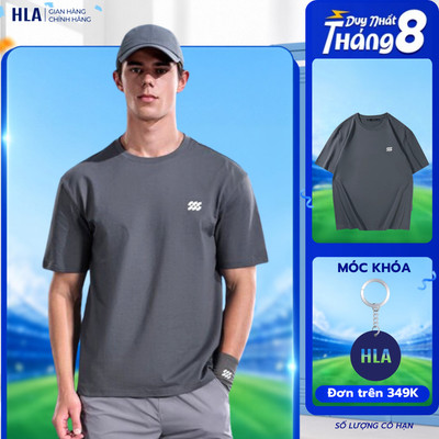 [DEAL SỐC]  Áo Thun Nam Ngắn Tay HLA  – Chất liệu Cotton thoáng mát, hút ẩm nhanh