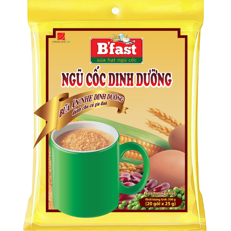 Bột ngũ cốc dinh dưỡng Bfast 20 gói x 25g - 08737
