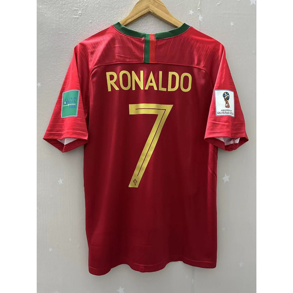 2018 Bồ Đào Nha RONALDO Áo bóng đá nhà, tùy chỉnh