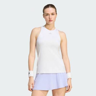 adidas Quần vợt ÁO TANK TOP GRAPHIC CLUB TENNIS CLIMACOOL Nữ trắng KQ8260