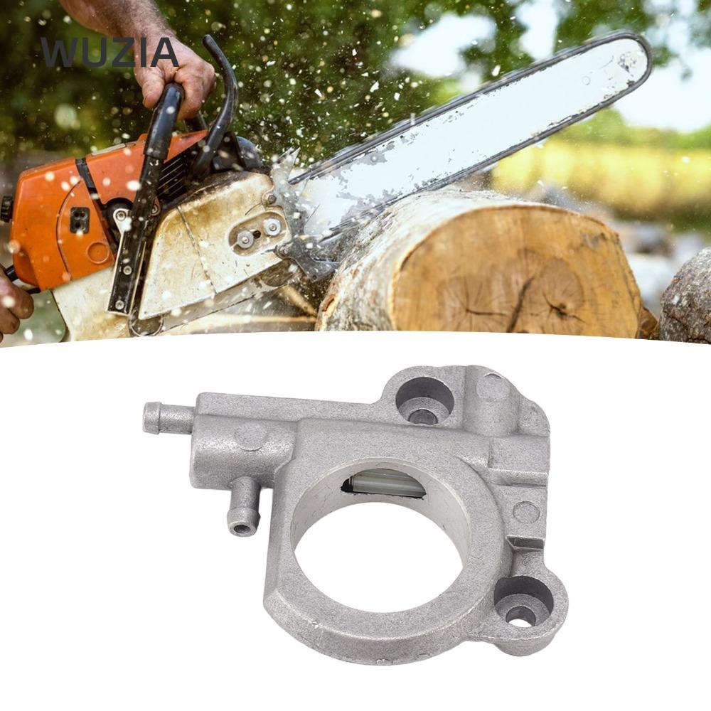 WUZIA Auto Oiler Hội, Máy bơm dầu cưa xích sắt nhỏ gọn, Dễ dàng lắp đặt Máy bơm dầu cưa xích bạc cho