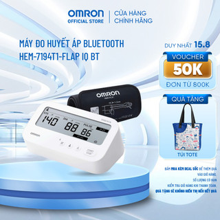 (Dòng mới 2026) Máy Đo Huyết Áp Bluetooth Phát Hiện Rung Nhĩ OMRON IQ BT HEM-7194T1-FLAP