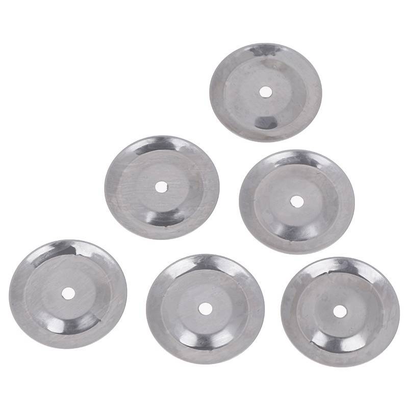 TasteTasty 50 Chiếc Tambourine Chuông Vòng Jingle Bell Sắt Cho Chuông Tay Nhà Thờ Trống Snare Tambou