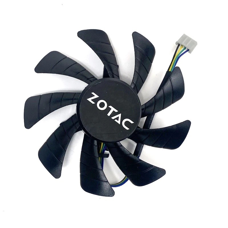 Quạt làm mát mới 87MM 4PIN T129215SH T129215QUẠT GPU SU GA92S2U GTX1060 MINI GTX1050 cho ZOTAC Gefor