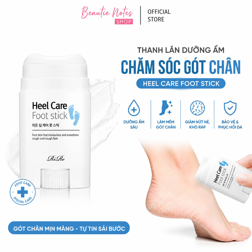 (HỎA TỐC) Thanh Lăn Gót Chân Rire Heel Care Foot Stick HXT