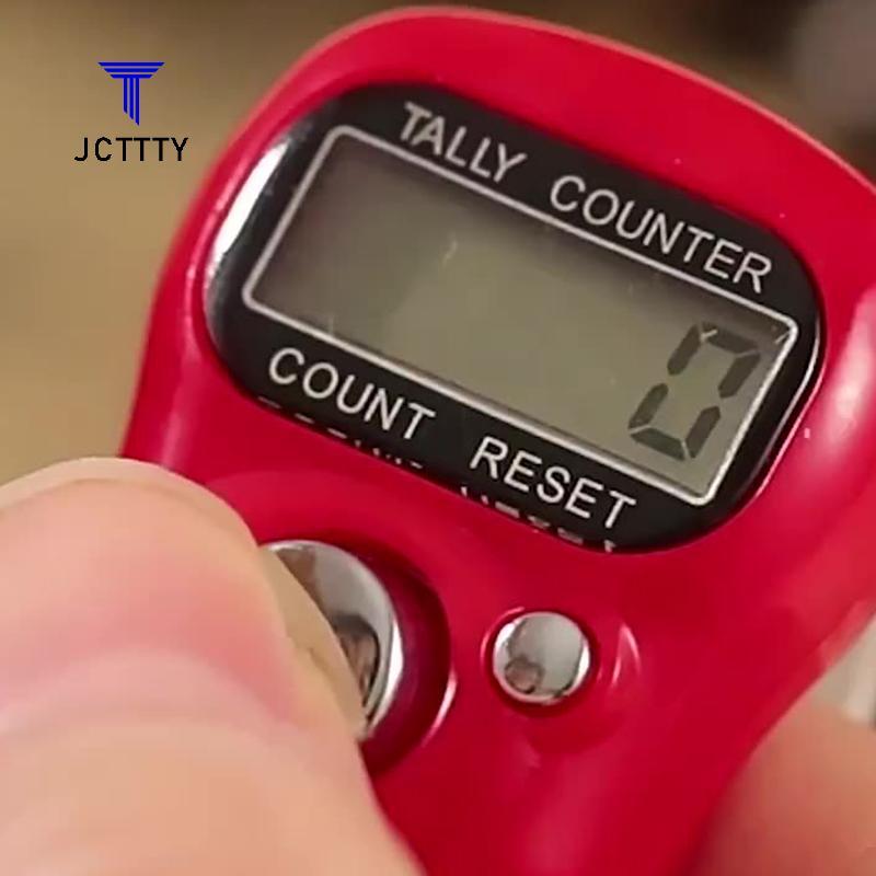 Ketchup Finger Counter La bàn LED Điện tử cầm tay Tall Counter Clier Counter Ring Đẹp