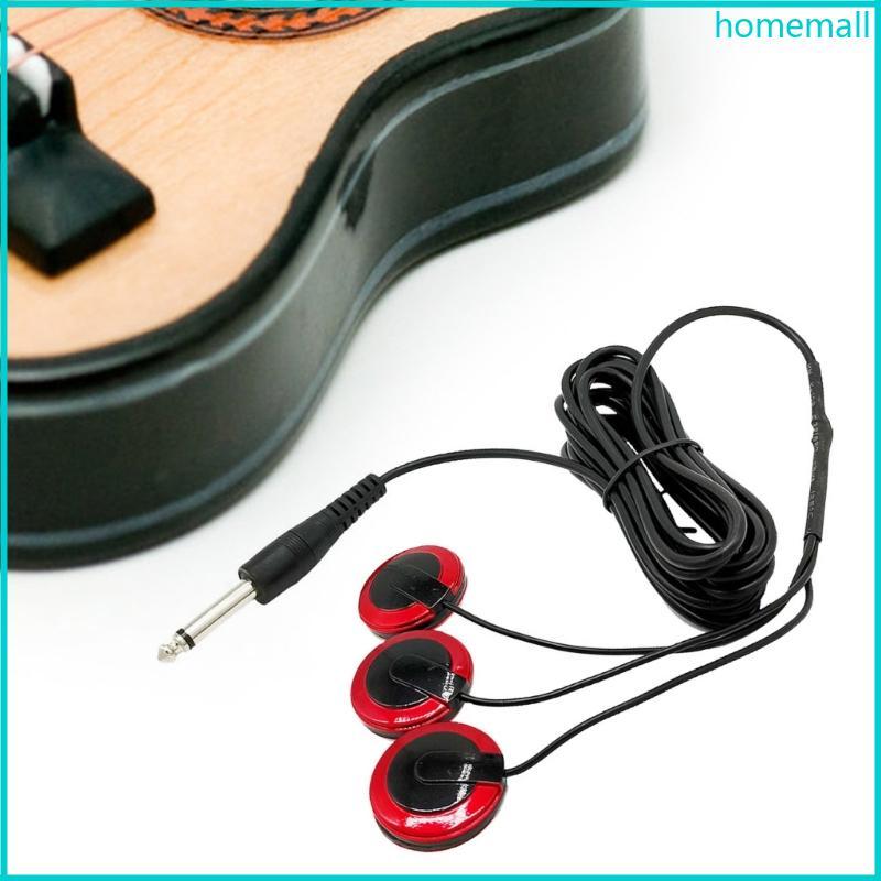 HO Guitar Âm Thanh Pickup Piezo Contact Micro Pickup Transducer Guitar Cable Sticker Guitar Ukulele 