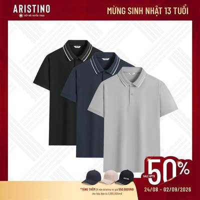 Áo Polo Nam Tay Ngắn Thể Thao Aristino Cao Cấp 3 Màu Bigsize US Bluesign Approved APS009EGP01