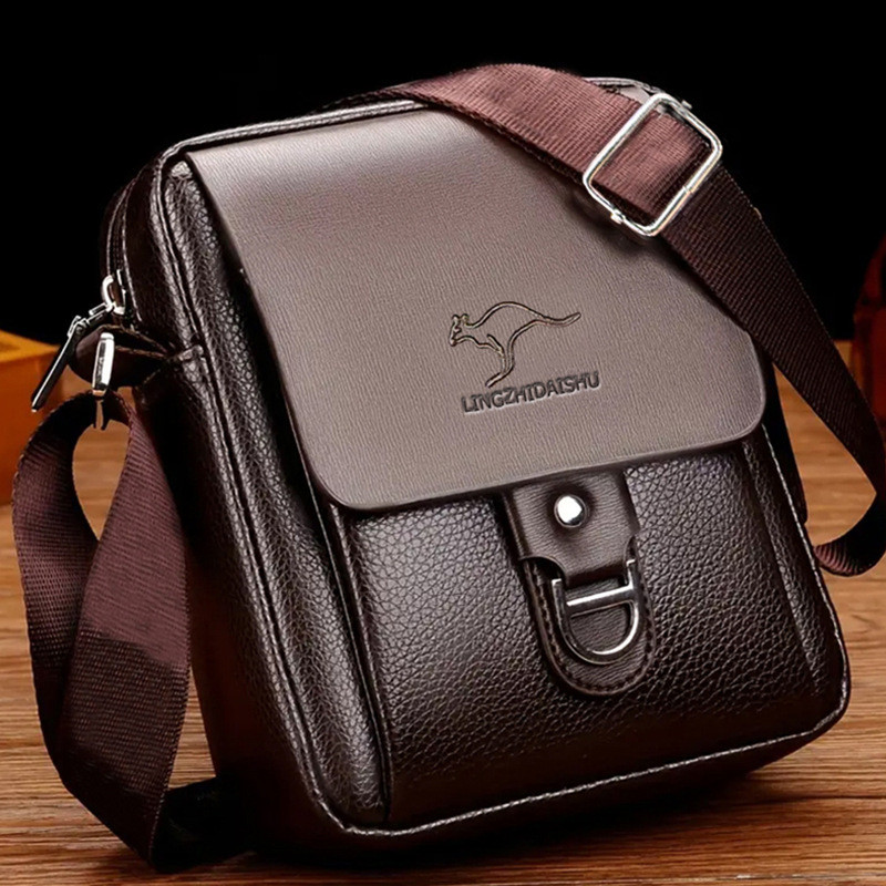 Túi đeo vai nam Elite mùa thu 2026 pu Solid n 's Bag