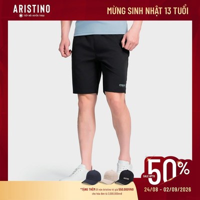 Quần Short Thể Thao Nam Thoáng Mát Aristino Regular Fit ASO025AS2