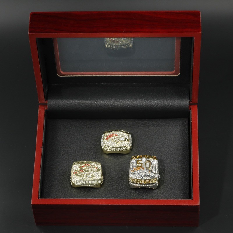 Bộ nhẫn vô địch NFL Denver Broncos 1997 1998 2015, trang sức cầu kỳ