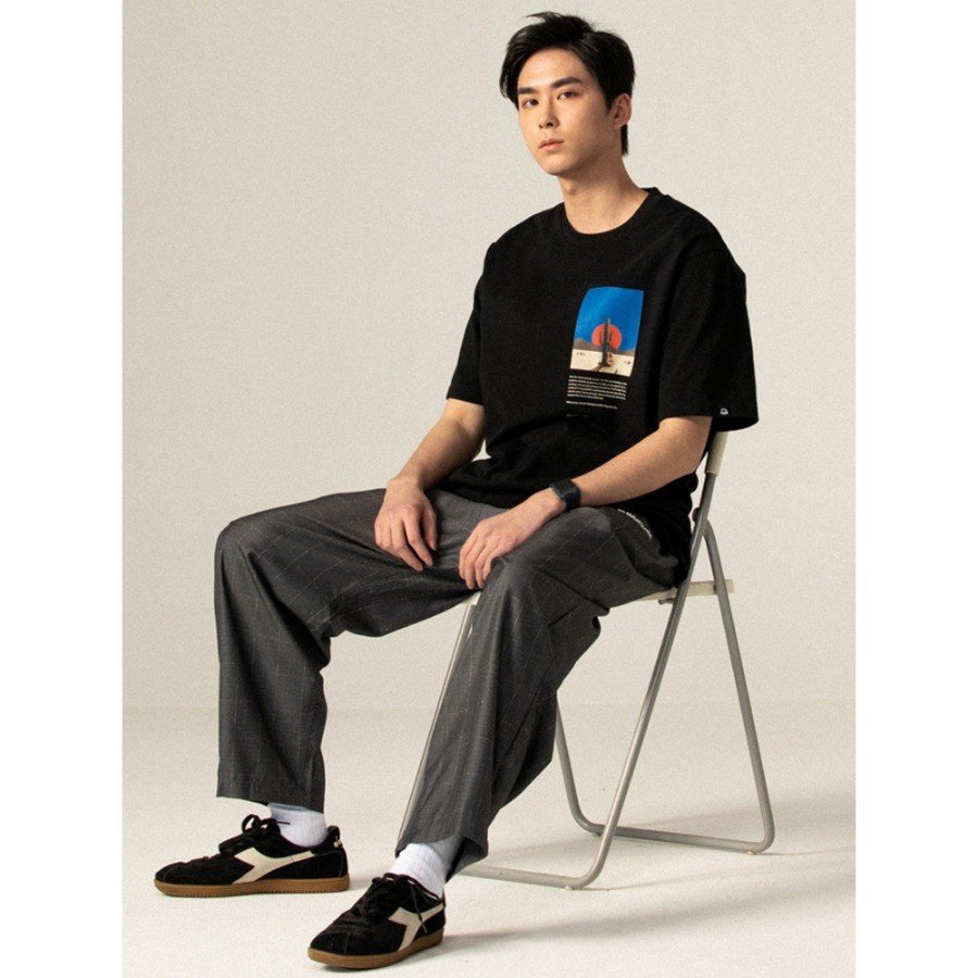 Chất Lượng Cao Crissvex Store DAKYAM Bài Hát Cuối Cùng Ở Sahara Áo Thun in Hình Xương Rồng Đơn Giản 