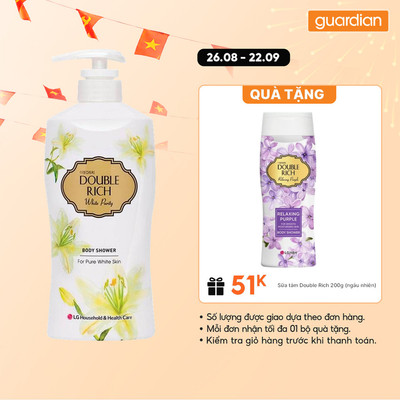 Sữa Tắm Double Rich While Purity Hương Hoa Lily 550G