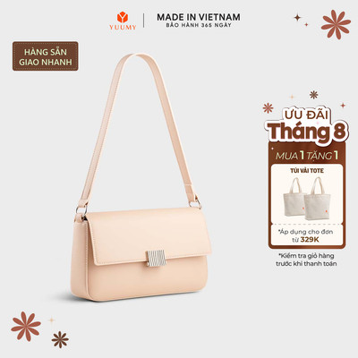 Túi Yuumy (Thời trang nữ nhấn khóa kim loại - Túi đeo vai da Seasand YN268) Bagsmart