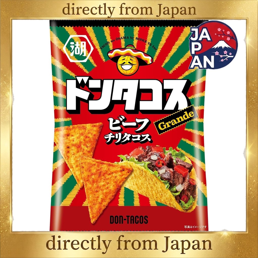 Koikeya Don Tacos Beef Chili Tacos 57g x 12 bags chis_select_JAPAN SHOP