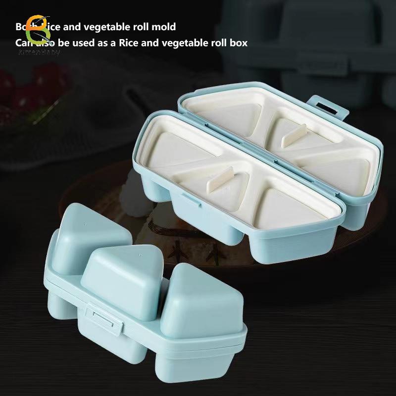 [Baby-t] Mẫu Trilater 6 Trong 1 Cho Cơm Bóng Khuôn Sushi Sushi Hộp Bento Nhà Bếp Cung Cấp Khuôn Cho 