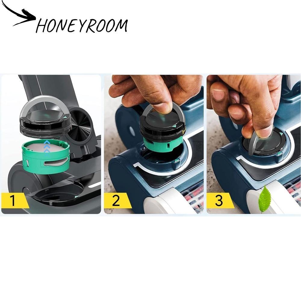 HONEYROOM 4 Hộp mực thay thế trung hòa mùi, Máy lọc không khí hộp mực nhỏ gọn màu xanh lá cây, nhựa 