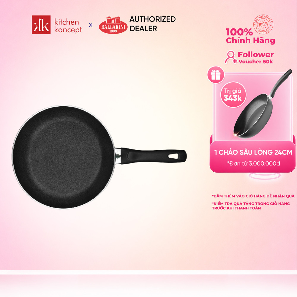 BALLARINI - Chảo chiên chống dính Bologna Keravis - 24cm