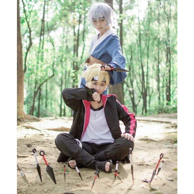 Trẻ Em Naruto Cosplay Trang Phục Uzumaki Boruto Cosplay Trang Phục Trang Phục Halloween Lễ Hội Phù H