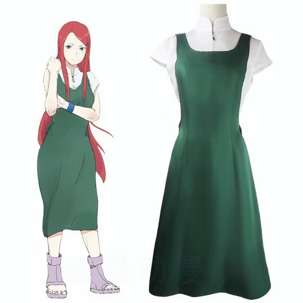 Uzumaki Chín Shinna cos Quần Áo Naruto Shippuden Naruto Mẹ cosplay Cosplay Dài Dính