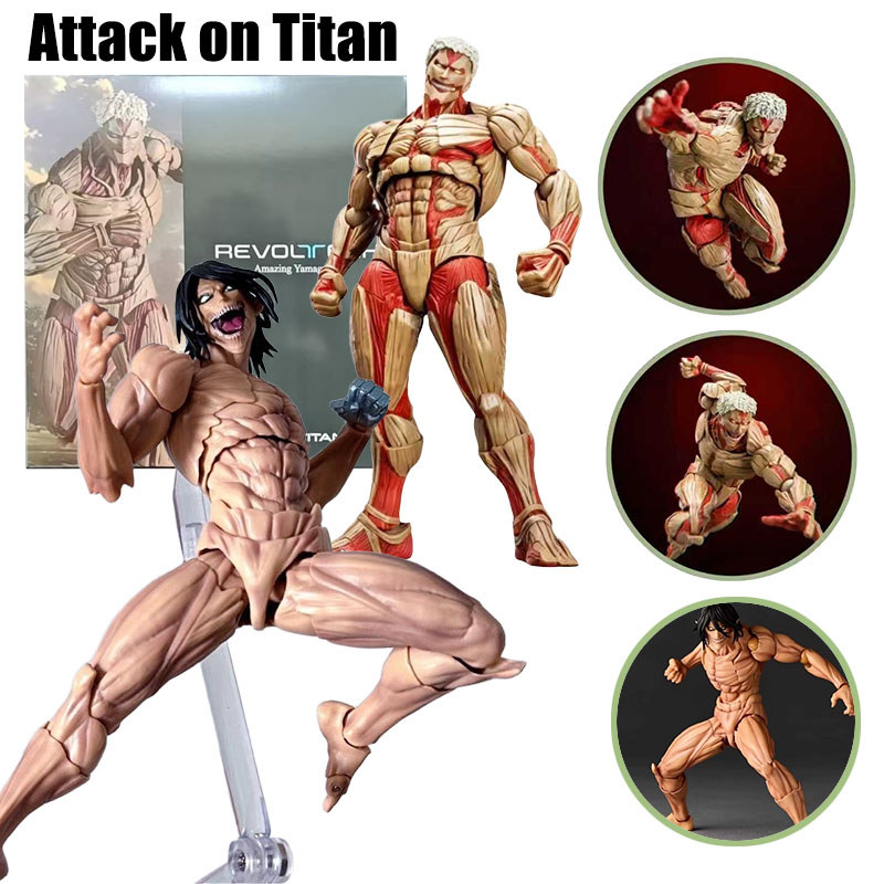 Tuyệt Vời Yamaguchi Tấn Công Titan Nhân Vật Hành Động Nổi Loạn Titan Thiết Giáp Eren Tượng Mô Hình T
