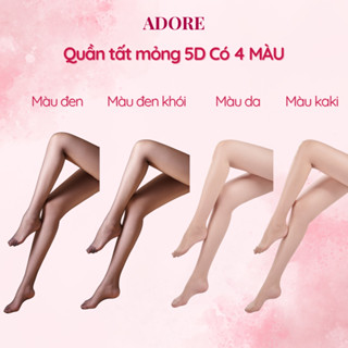  COMBO 2 Quần Tất 5D Adore S1001 Siêu Mỏng Trong Suốt Không Lộ Viền 