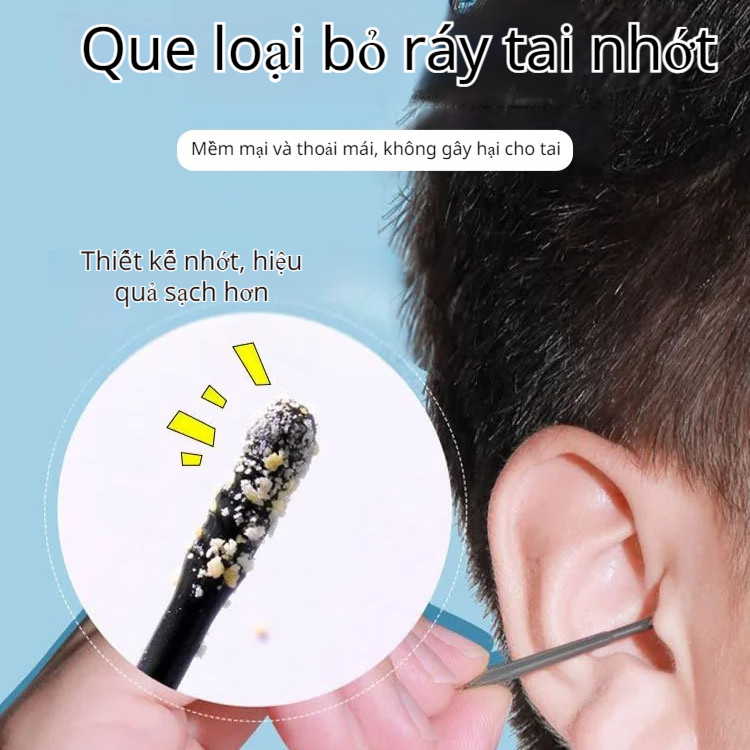 [❤️] Que ngoáy tai dùng một lần, que ngoáy tai và mũi, que ngoáy tai hiệu quả, tăm bông ngoáy tai,tă