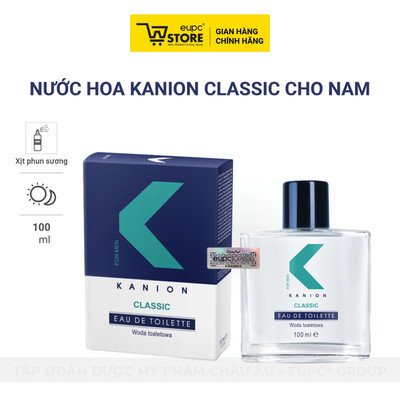 Kanion For Men Classic Eau De Toilette 100ml - Nước hoa Kanion Classic cho nam