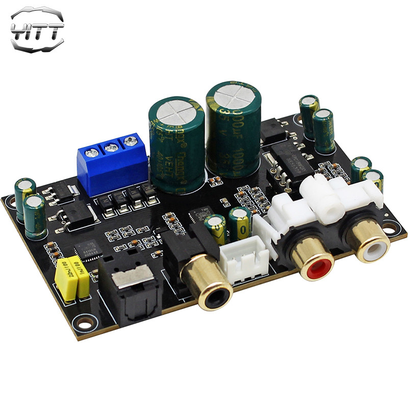 Bảng giải mã DAC cấp Hifi Fever Độ trung thực cao CS8416 + CS4398 Chip Bảng giải mã âm thanh sợi qua