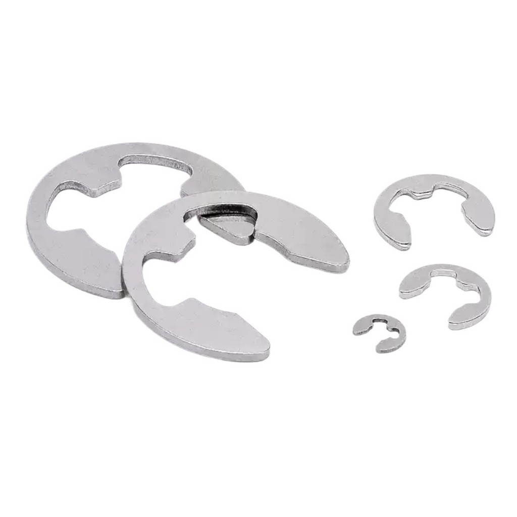 (-LJX) Nhẫn Snap Ring GB896 loại điện tử, Nhẫn snap mở mạ niken Nhẫn snap loại E M1.5-M12