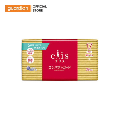 Băng Vệ Sinh Không Cánh Elis Compact Guard 17cm 36 Miếng | Guardian Việt Nam