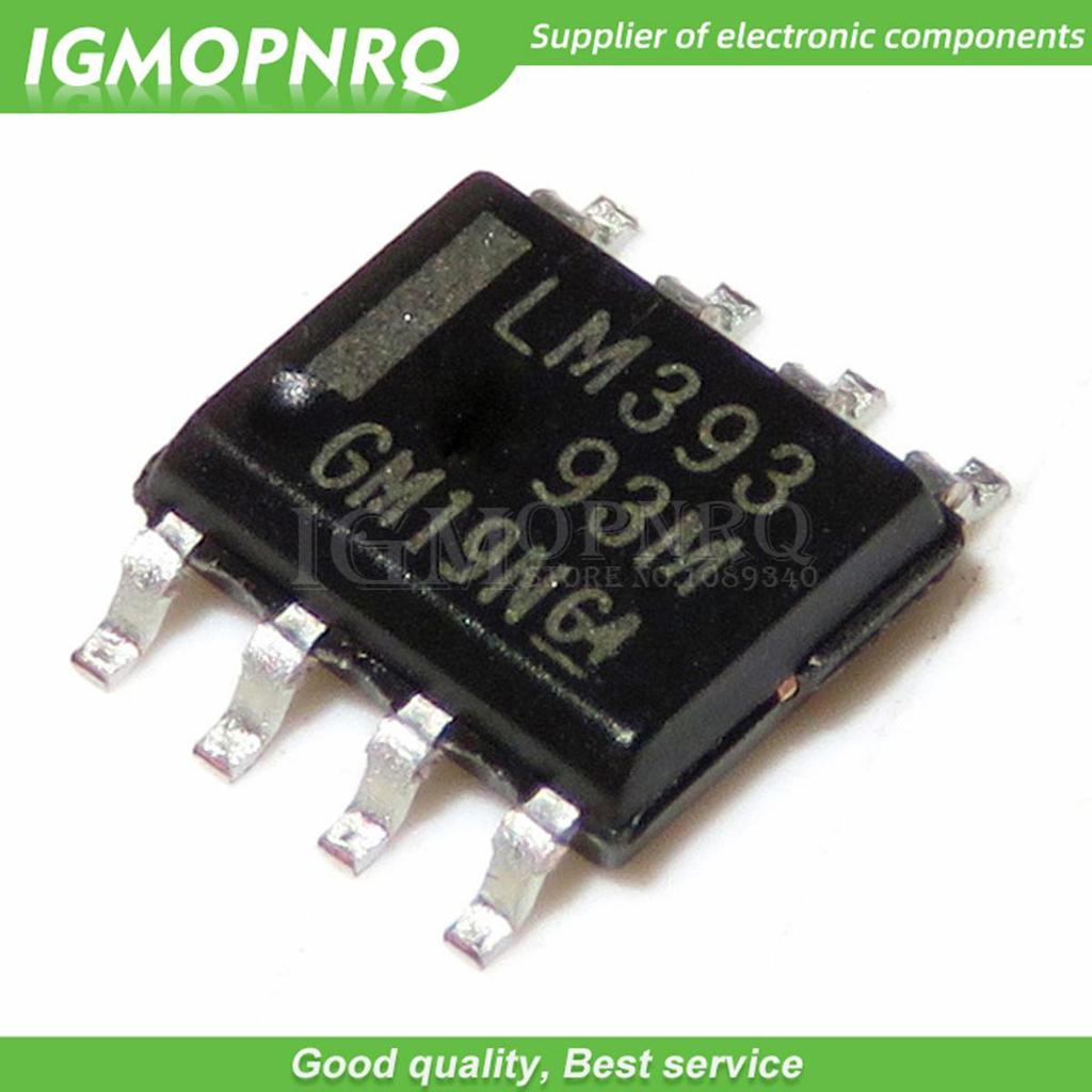 20 CHIẾC LM393DR SOP8 LM393 SOP-8 SOP LM393DT LM393DR2G SMD IC mới và nguyên bản