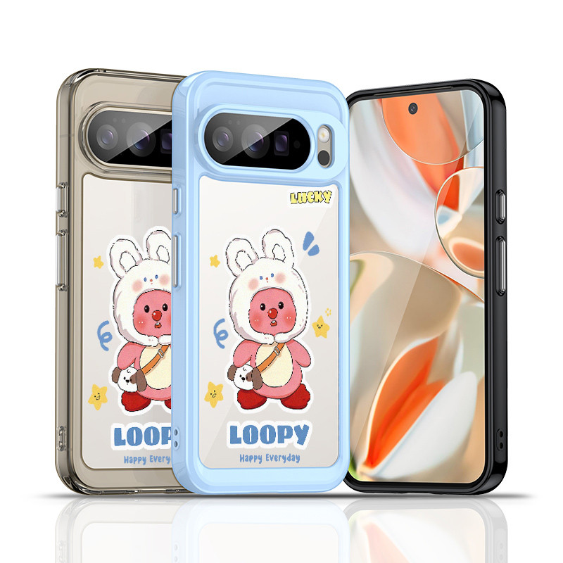 Dành cho Google Pixel 10 Pro XL 10A Pixel 9 / 8 / 7 Pro "Cute Loopy" Hard Clear Case / Pixel 9Pro 8 